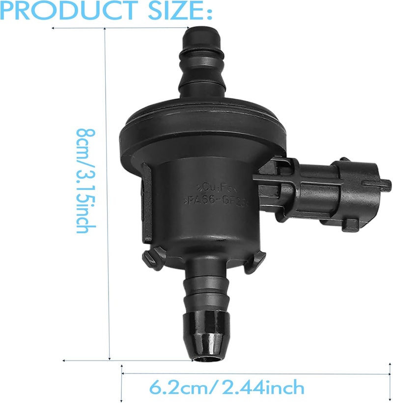 Satiooog 0280142500 Vapor Canister Purge Valve for Ford 2013-2018 Focus Escape, 2014-2019 Fiesta, 2015-2018 Lincoln MKC,Replaces 0280142500 BV61-9G866-AA BV619G866AA - Image 2